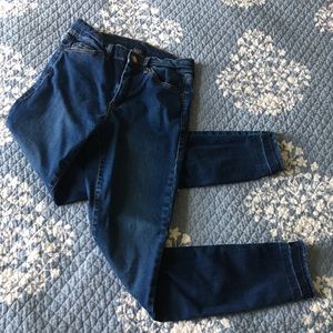 Topshop Moto Jamie Released Hem Ankle Jeans